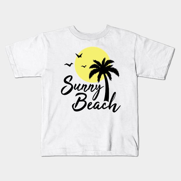 Sunny Beach Kids T-Shirt by ThyShirtProject - Affiliate